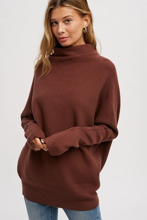 SLOUCH NECK DOLMAN TOP